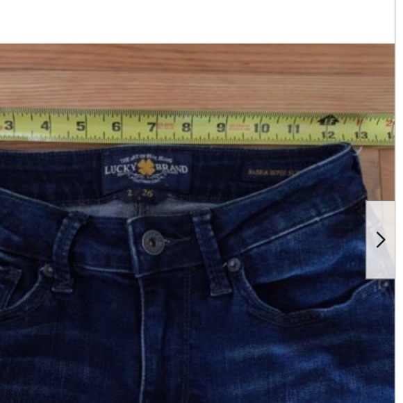 LUCKY BRAND Sasha Super Skinny Stretch Dark Wash Jeans - Picture 5 of 7